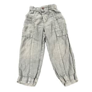 Zara Baby Toddler Pants Size 3 Years Gray Elastic Waist Casual Lightweight